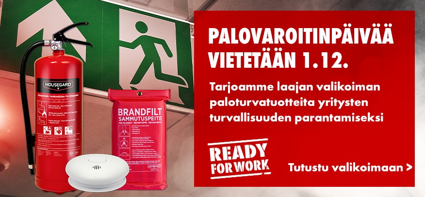 Tutustu paloturvatuotevalikoimaan